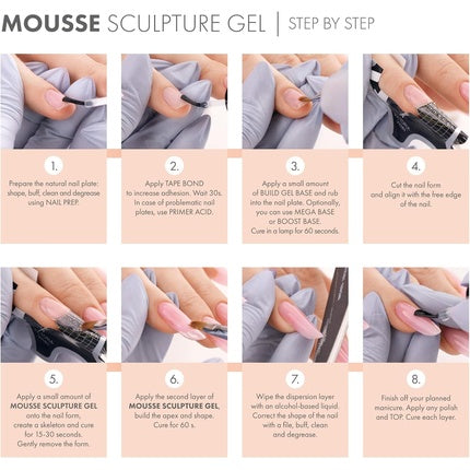 Mousse Sculpture Gel Victoria Vynn 50ml Berry Blush 04 Thixotropic
