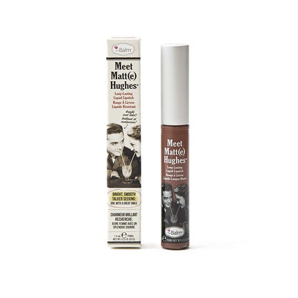 Ruj Mat theBalm Meet Matt(e) Hughes, Culoare Marron, Design Vintage