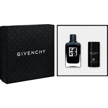 Givenchy Gentleman Society, set cadou, parfum & deodorant, 100 ml + 75 g, negru