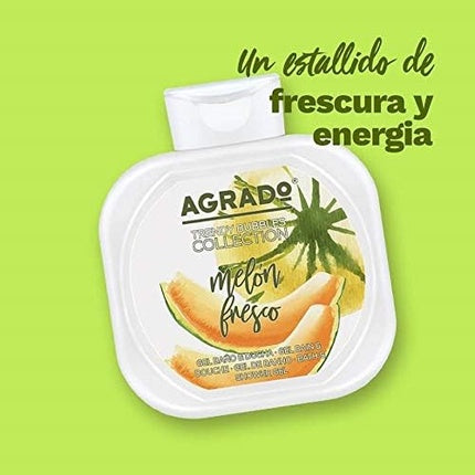 Gel Duș, Agrado, Melon Fresco, PH Neutru