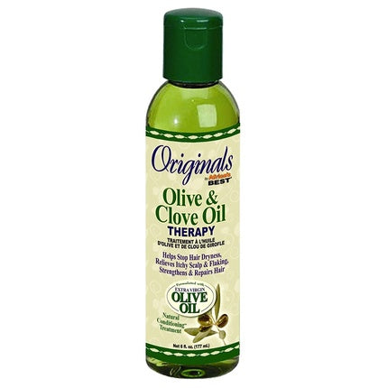Ser par, Africa's Best Organics, Olive & Clove Oil Therapy, 8oz, verde