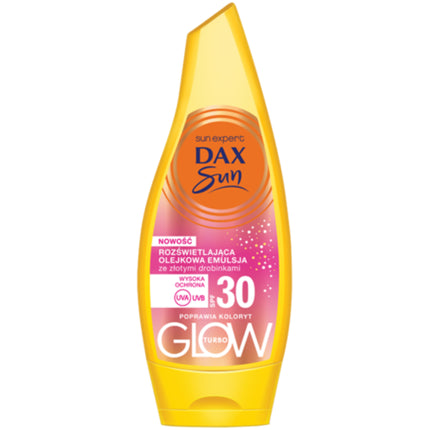 Emulsie iluminatoare, Dax Sun, Turbo Glow, particule aurii