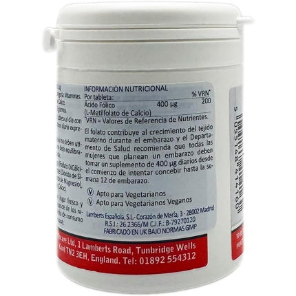 Complement Alimentar Lamberts Methyl Folate 400ug 60 Tablete