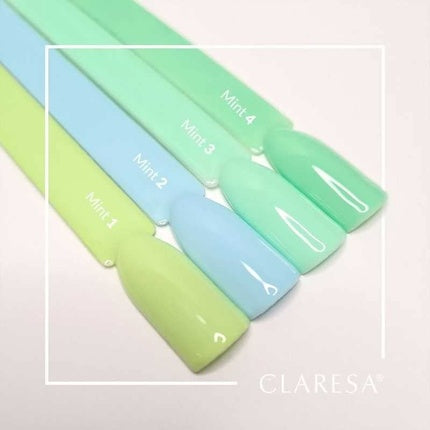 Oja UV, Claresa Mint, set 3 buc, 5ml