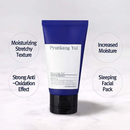 Crema de față Pyunkang Yul Balancing Gel 100g - Textură hidratantă