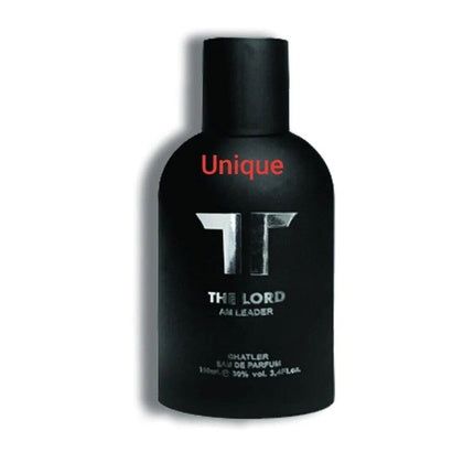 Eau de Parfum Chatler The Lord Am Leader, 100 ml, design mat, culoare neagră