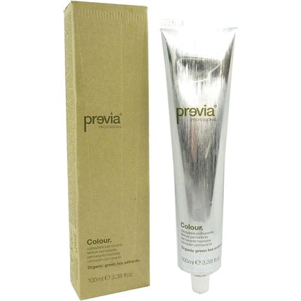 Vopsea de păr permanentă Previa Professional 100ml - Extracte din ceai verde, Copper Golden Blonde
