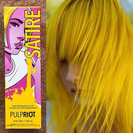 Vopsea păr, Pulp Riot, Satire Yellow, semi-permanentă