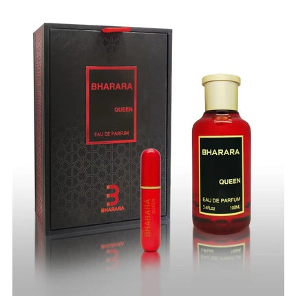 Parfum Bharara Queen, EDP Spray pentru femei, 100ml, sticlă roșie, ambalaj negru