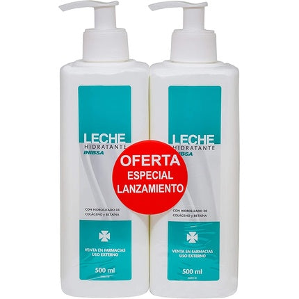 Loțiune Corp, Inibsa, 2 x 500ml, Alb-Turcoaz