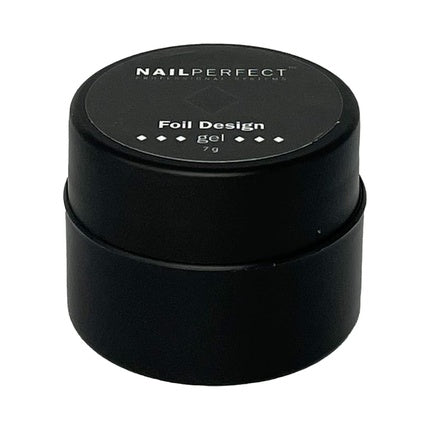 Gel de Design Nail Perfect Foil, Negru, 30 g