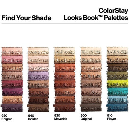 Paletă farduri ochi Revlon Colorstay Looks Book Ultra Thin, 3.4g