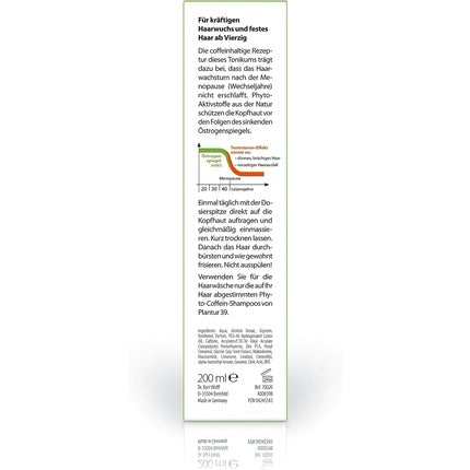 Tonic păr, Plantur 39, Phyto-Caffeine, 200 ml, verde