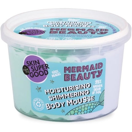 Mousse Exfoliantă pentru Corp, Natura Siberica, Skin Super Good Mermaid Beauty, 250ml, Albastru-verzui