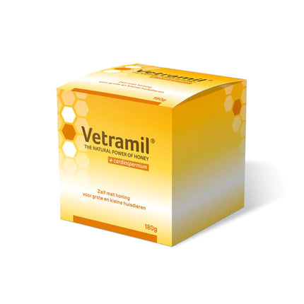 Unguent Vătămat Vetramil cu Miere și Cărbune Activ, 180 g