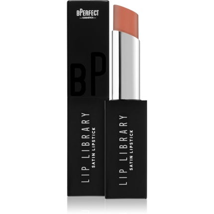 Bperfect Cosmetics Lip Library Satin Lipstick, Roșu Cărămidă, 3.5g