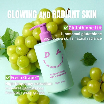 Loțiune Corporală și pentru Mâini Dear Doer - Dazzling Radiant, 415 g