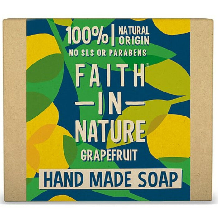 Săpun solid Faith In Nature Grapefruit, curățare și hidratare, 100 g