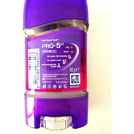 Deodorant gel, Lady Speed Stick, Pro 5 in 1, mov