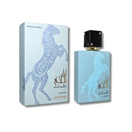 Eau De Parfum Lattafa Lail Maleki flacon albastru