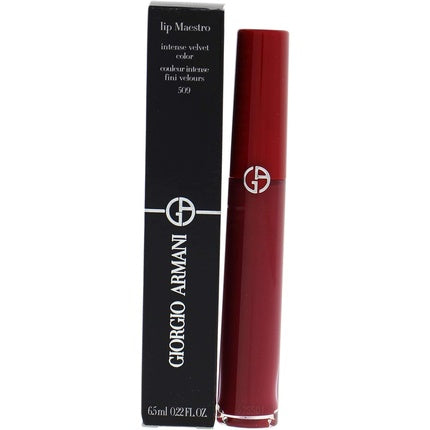 Lip Gloss, Giorgio Armani, Lip Maestro 509 Ruby Nude, culoare roșu intens, capacitate 6.5ml
