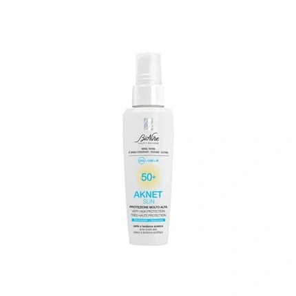 Loțiune Soare, Bionike, Aknet Sun SPF 50+, alb, 50 ml