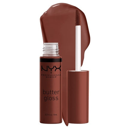 Gloss de buze, NYX, Butter Gloss Brown Sugar, Brownie Drip