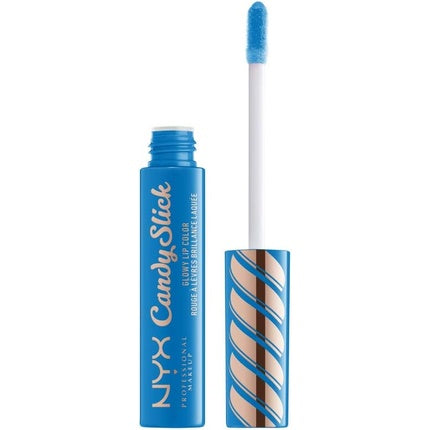 Lip Gloss, NYX, Candy Slick, albastru