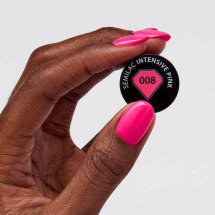 Ojă UV, Semilac, 008 Intensive Pink, 7ml