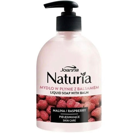 Săpun lichid, Joanna, Naturia, zmeură, 500 ml