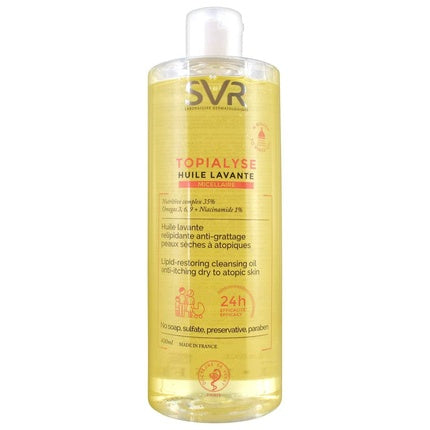 SVR Topialyse Huile Lavante, Ulei de curățare anti-mâncărime, 400 ml