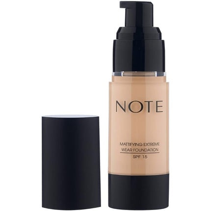 Fond de ten matifiant Note Cosmetics, SPF 15, 30ml, culoarea nude