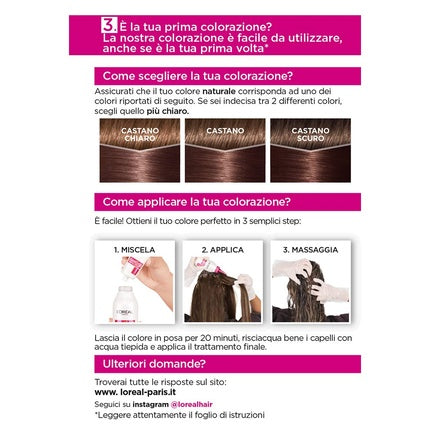 Vopsea de par, L'Oréal Paris, Casting Cream Gloss 515, ciocolatiu