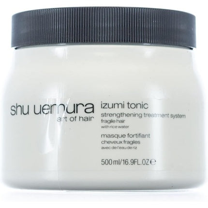 Masca de păr Shu Uemura Izumi Tonic Strengthening Treatment System, 500ml, alb