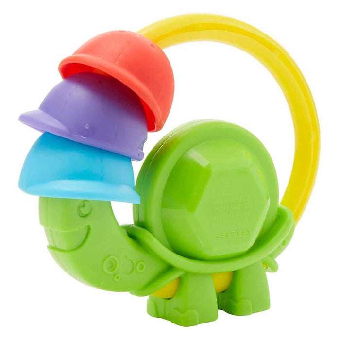 Jucărie zornăitoare Fisher Price Turtle Clacker, în formă de țestoasă