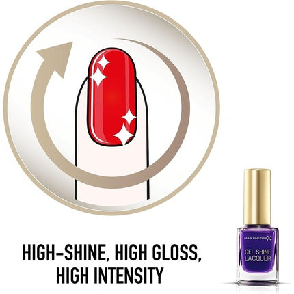 Lac de unghii, Max Factor, Gel Shine Lacquer, violet