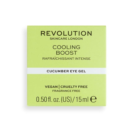 Gel Ochi, Revolution Beauty, Cooling Boost, 15ml, verde