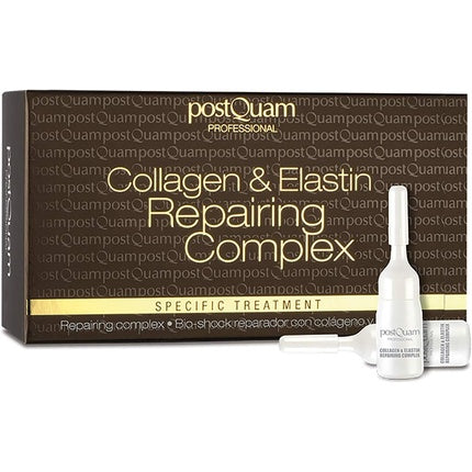 Set tratament antirid, Postquam, 12 fiole, Complex Collagen si Elastin