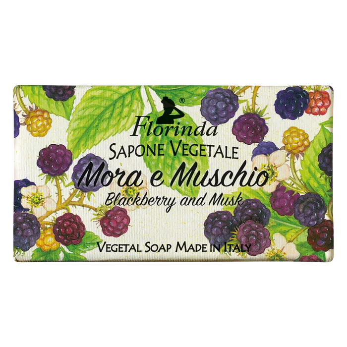 Săpun parfumat Florinda Blackberry & Musk, vegan, hidratant, 100 g