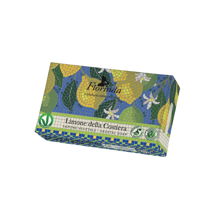 Săpun parfumat Florinda Limone Della Costiera, vegan, hidratant, 100 g