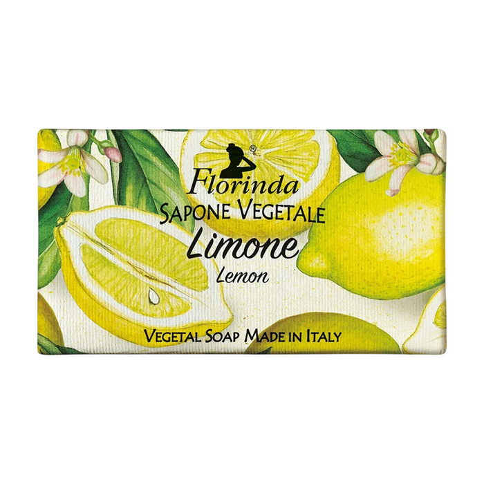 Săpun parfumat Florinda Limone, vegan, pentru față și corp, 100 g