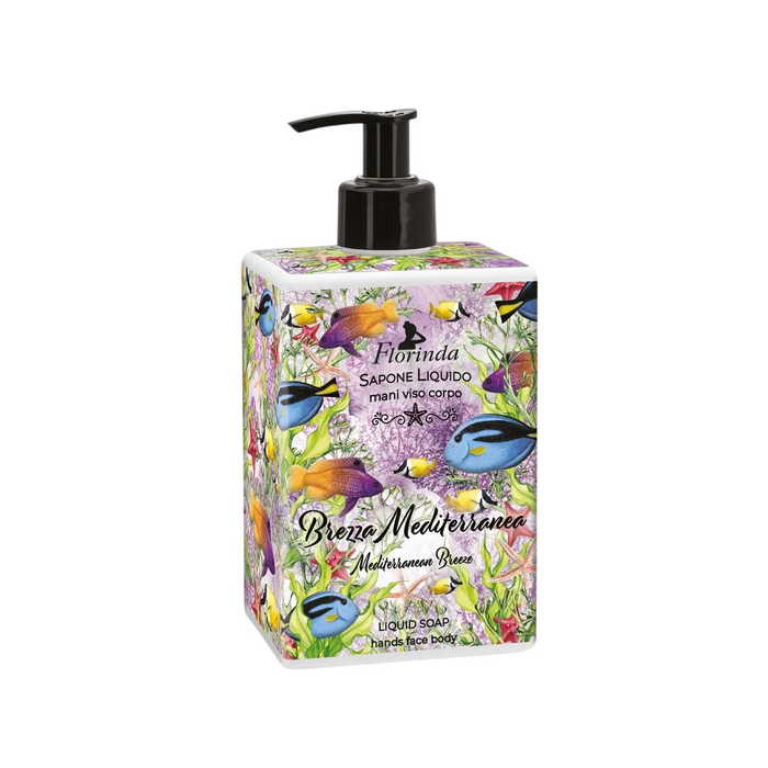 Săpun lichid Florinda Mediterranean Breeze, hidratant, pentru mâini, față și corp, 500 ml