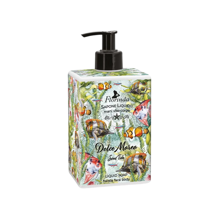 Săpun lichid Florinda Sweet Tide, de curățare și catifelare, pentru mâini, față și corp, 500 ml