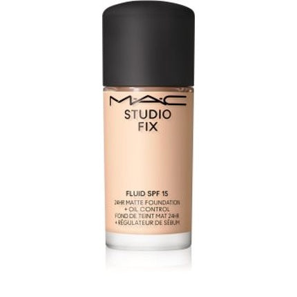 Fond de ten MAC Cosmetics Studio Fix Fluid SPF 15, 24H Matte, Oil Control, Mini 15 ml