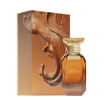 Parfum pentru femei, Afnan Delicious Bouquet, 100 ml, sticlă maro cu capac auriu