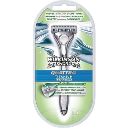 Aparat de ras, Wilkinson Sword, Quattro Titanium Sensitive