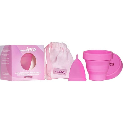 Cupa menstruală Farma Inca, silicon medical, mărimea L