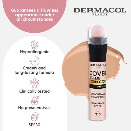 Concealer Dermacol Cover Xtreme, stick corector, SPF30