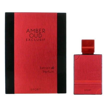 Extrait De Parfum, Al Haramain, Orientica Amber Oud Exclusif Sport, roșu, 2.0 oz