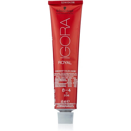 Vopsea de par, Schwarzkopf, IR 8-4 Blond Deschis Beige, 60ml